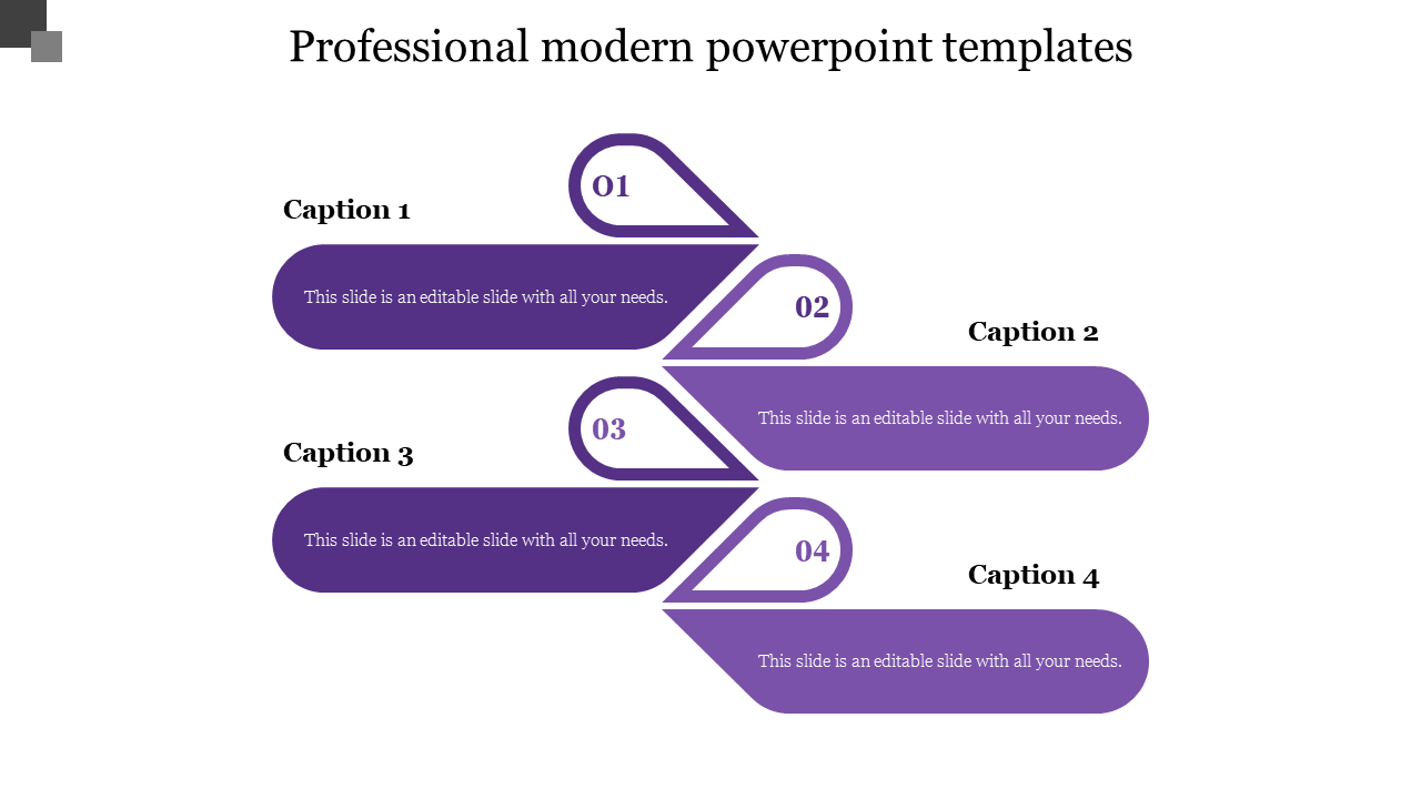 professional modern powerpoint templates-Purple